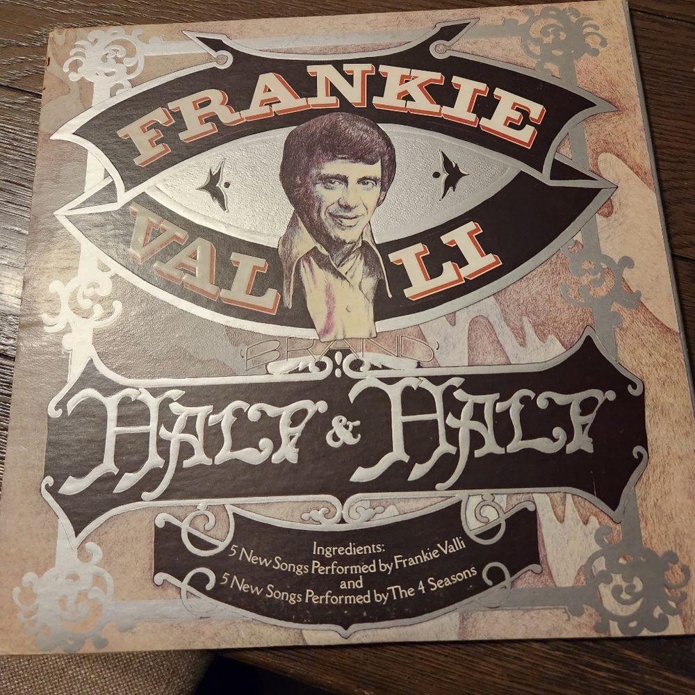 Vintage Frankie Valli & The 4 Seasons Half & Half Black Vinyl LP 1970 - Picture 6 of 16